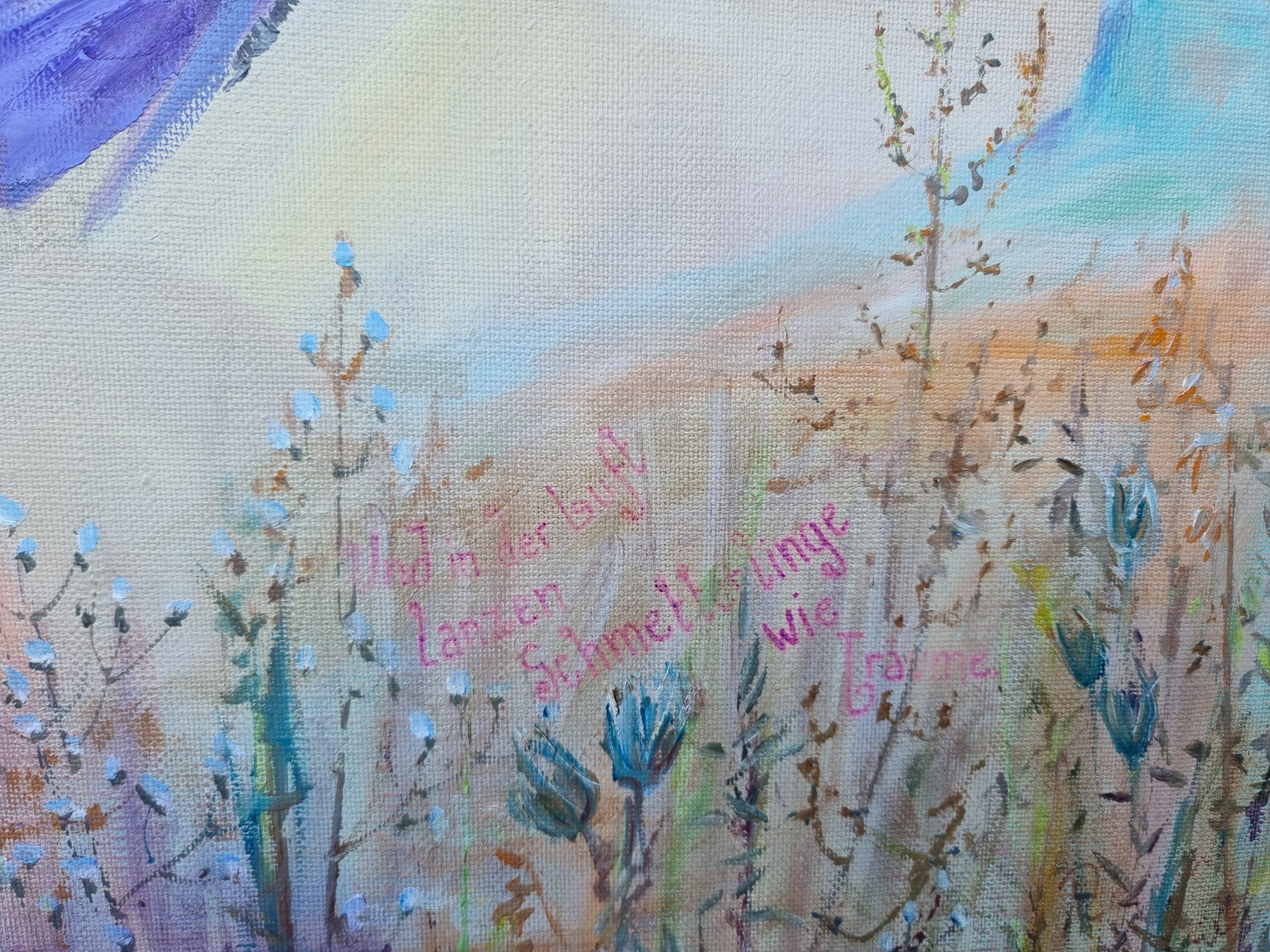 "Wo Freiheit beginnt" Originalgemälde – Bild 2