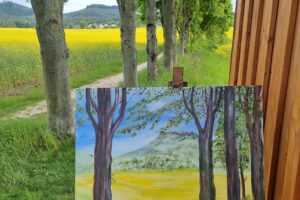 Draußen malen in der Sächsischen Schweiz